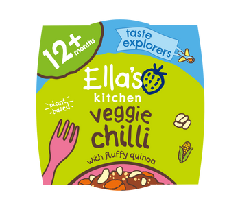 Ellas kitchen veggie chilli toddler meal front of pack