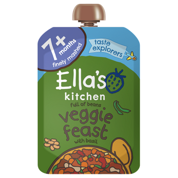Ellas kitchen veggie feast baby food pouch front