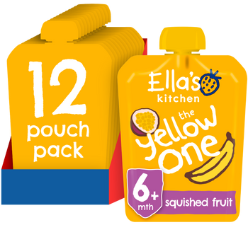 Ellas kitchen yellow one baby smoothie pouch case