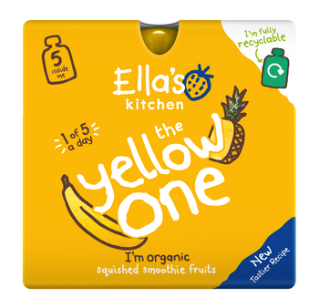 Ellas kitchen yellow one fruit baby smoothie multipack