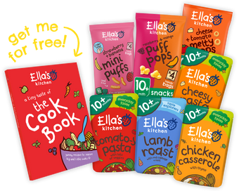 10m variety baby food bundle with free cookbook