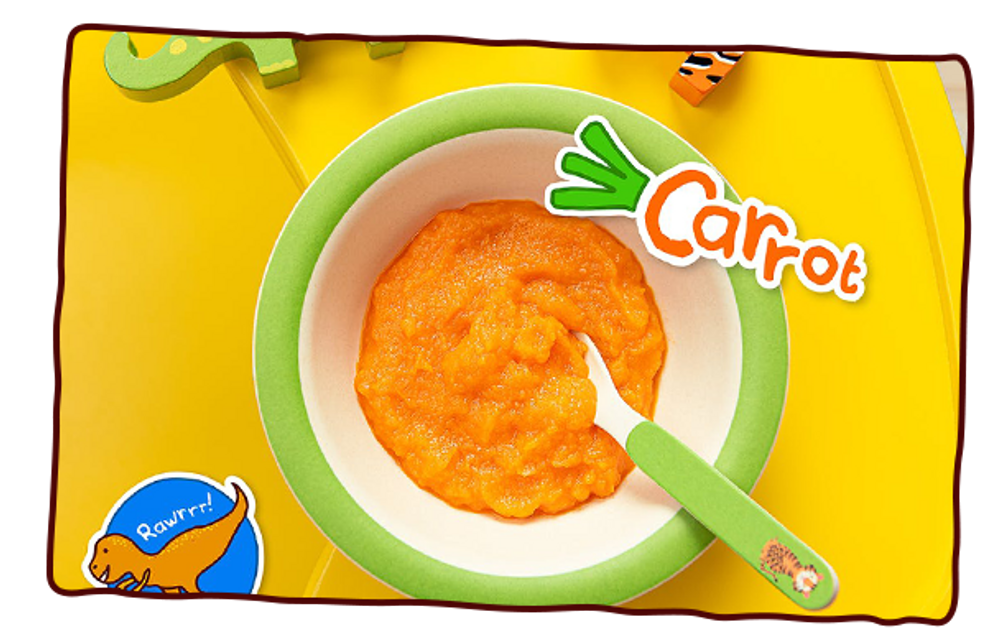 Carrot Baby Food Puree  Stage 1 Baby Food For Your Baby