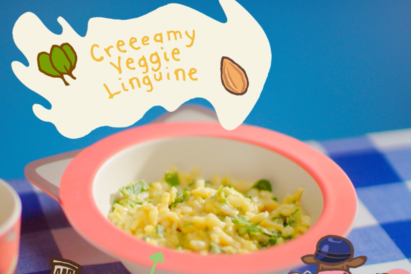Creamy Veggie Linguine