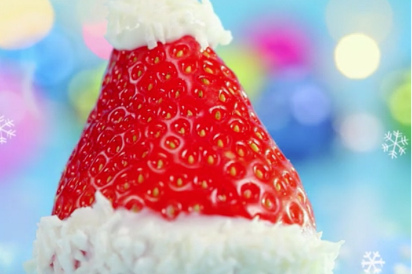 Strawberry Santa Hats