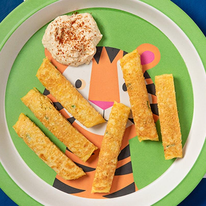 Sweetcorn and Chive Pancake Fingers