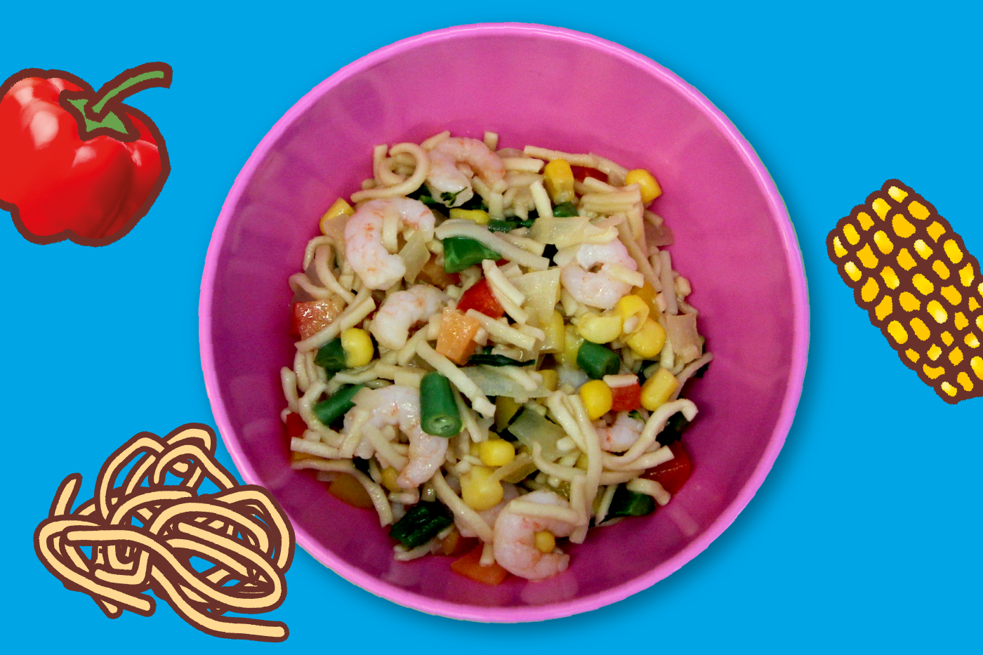 Rainbow Prawn Stir Fry 02