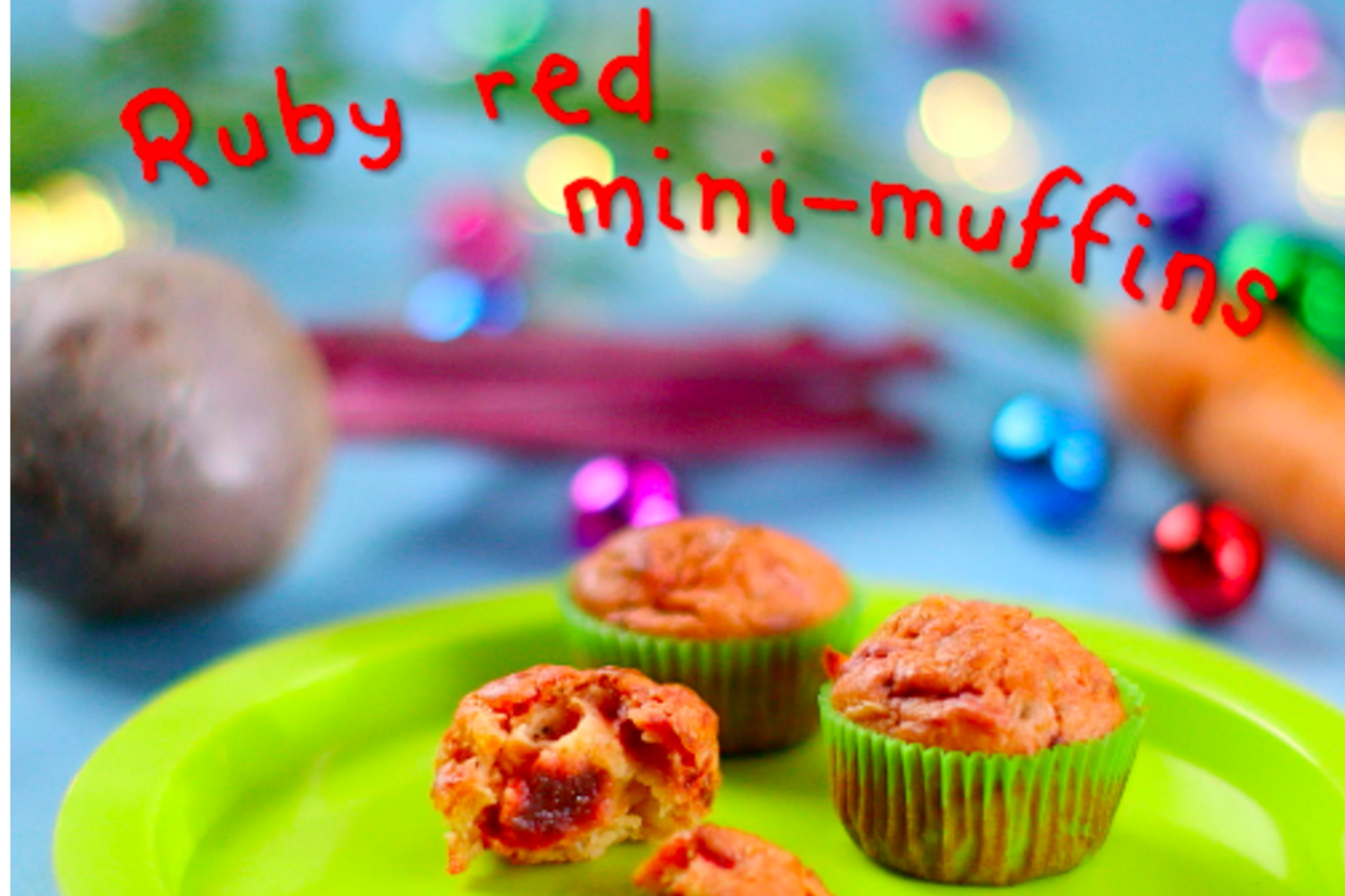 Ruby Red Mini Muffins