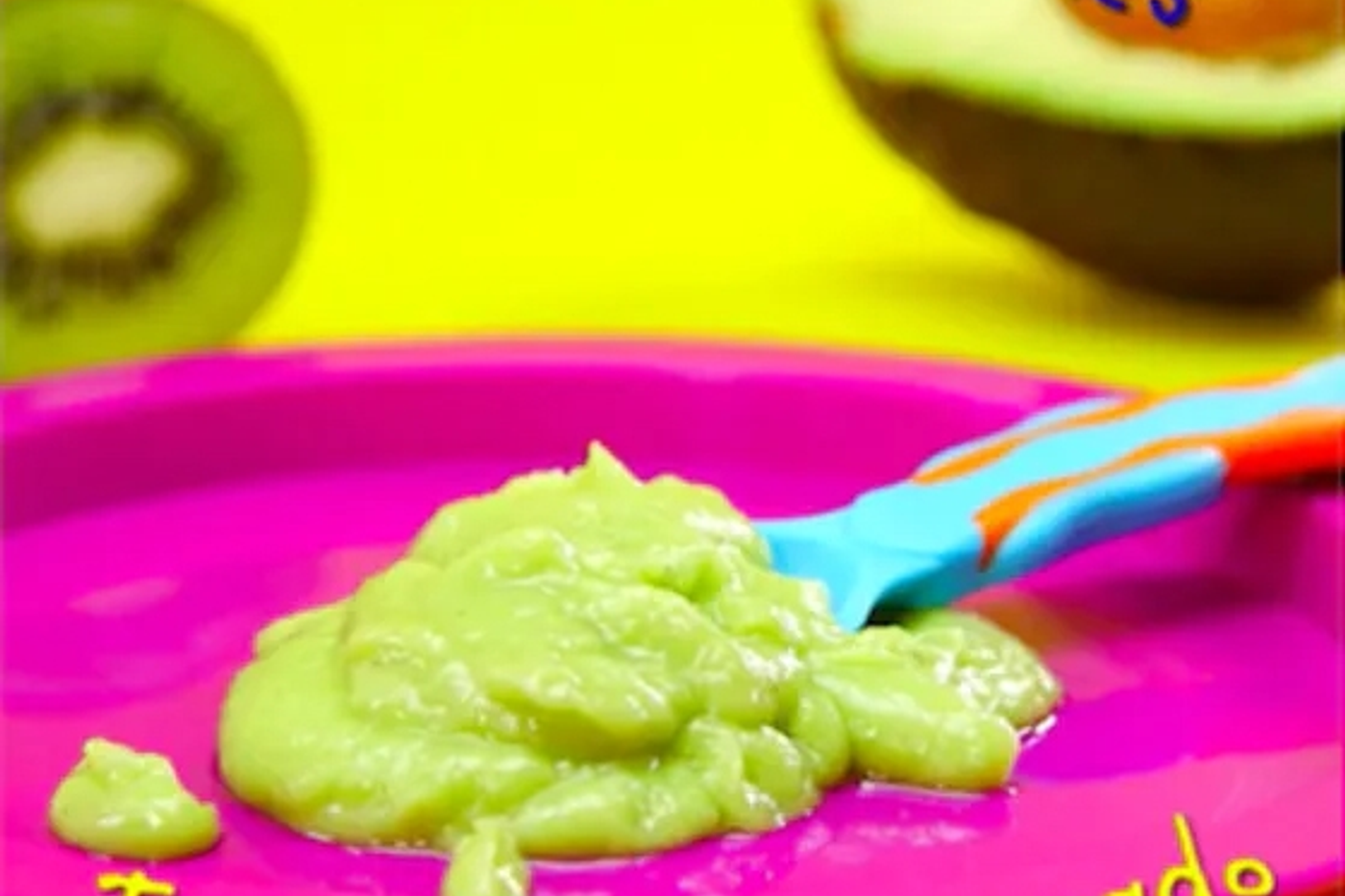 Tangy Kiwi and Avocado Puree