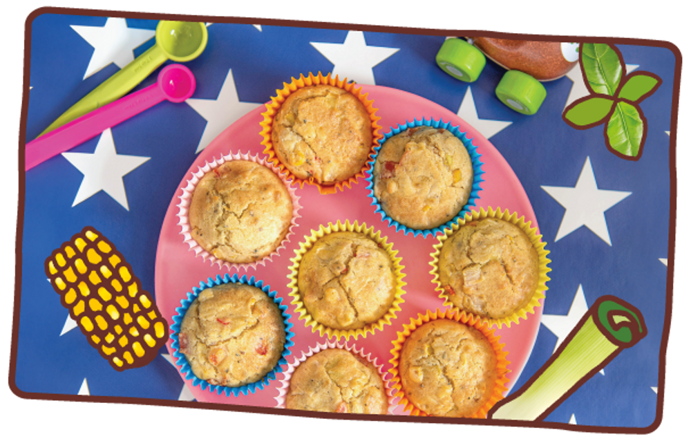 Veggie licious golden muffin Boxed